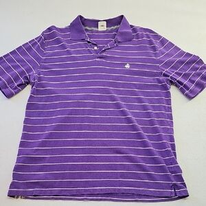 Men's‎ Purple Striped Polo Shirt